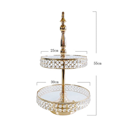 1 Pcs/lot Crystal Clear Acrylic Round Cylinder Display Nesting Riser Stands Dessert Display cupcake plate Food Platter Tray