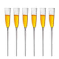 Champagne Flutes For Pool 6pcs Acrylic Wine Glasses Floating Champagne Flutes Juice Beverage Drinking Cups Novelty Drinkware For