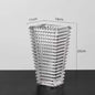 Light and Luxurious Crystal Glass Vases Transparent Decorative Decorations Flower Arrangement Water Culture and Flowers