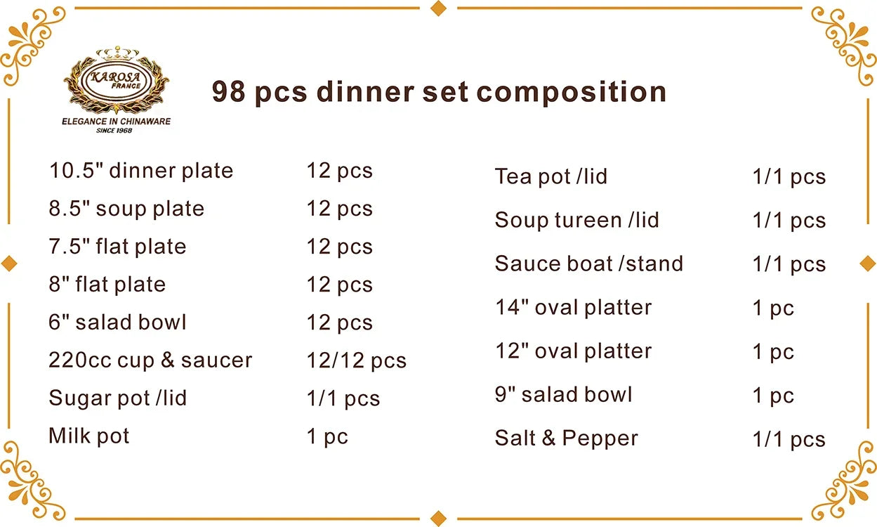 Luxury Gold Rim Ceramic Plates Sets China Porcelain Gold Dinner Set Royal Tableware Gold Tableware