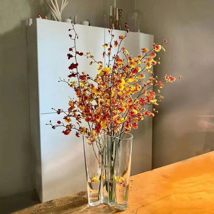 European Glass Vase - Modern Hydroponic Plant Vase for Weddings & Events