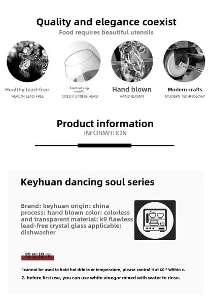 كأس نبيذ كريستالي بورجوندي سعة 720 مل، تصميم عصري فاخر مزخرف، آمن للاستخدام في غسالة الأطباق، هدية أنيقة للاستخدام المنزلي لتذوق النبيذ