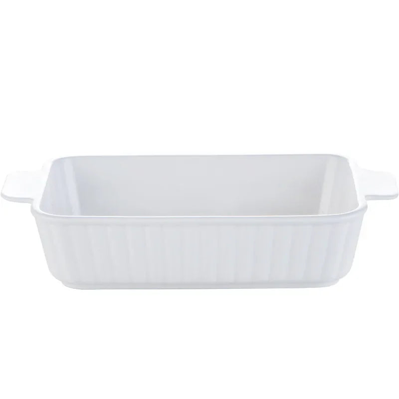 Porcelain Dishes Kitchen Accessories Bakeware Bread Pan Ceramic Baking Tray Cooking Utensils Tools Gadgets Oven