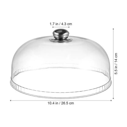 Cake Plate with Dome - Serving Platter with Protective Dessert Cover