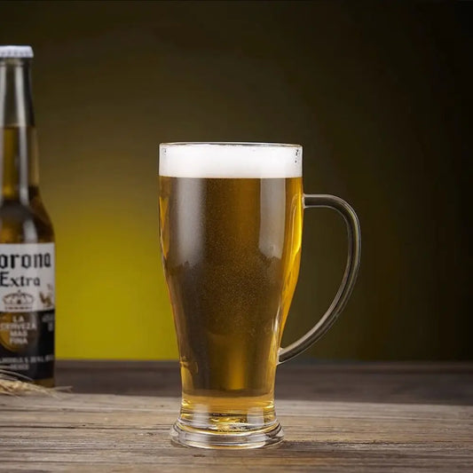 Drinkware Acrylic Beer Mug Transparent Anti-fall Beer Cup Plastic Unbreakable Water Cup Bar