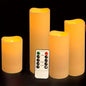 Flameless Candles with Remote - Waterproof LED Candles for Outdoor & Indoor