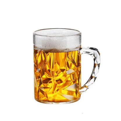 Drinkware Acrylic Beer Mug Transparent Anti-fall Beer Cup Plastic Unbreakable Water Cup Bar