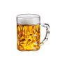 Drinkware Acrylic Beer Mug Transparent Anti-fall Beer Cup Plastic Unbreakable Water Cup Bar