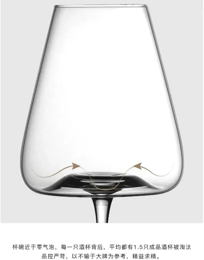 High-End Red Wine Goblet Set 2pcs - Burgundy Bordeaux Champagne Glasses