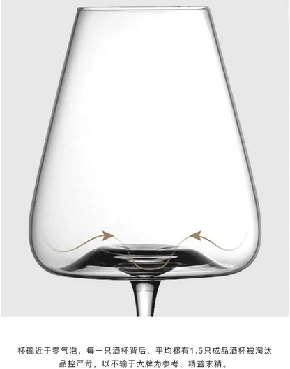 High-End Red Wine Goblet Set 2pcs - Burgundy Bordeaux Champagne Glasses