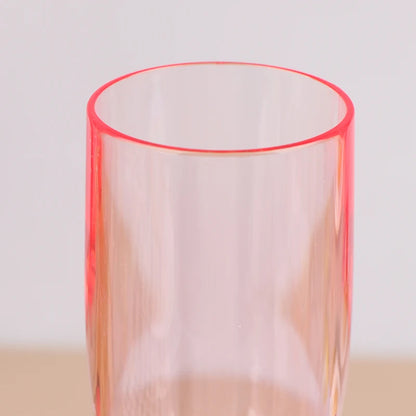 5Pcs 5oz/5.5oz Acrylic Champagne Goblet Glasses Cup Transparent Cocktail Glass Cups Anti-fall Goblet For Bar Pub Club Drinkware