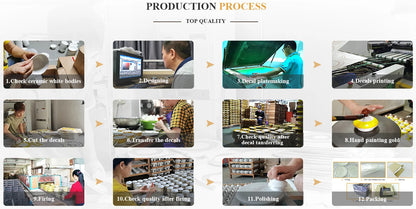 Royal Style Embossed Gold Rim Plates And Bowls Set Ceramic Dinner Set Dinnerware