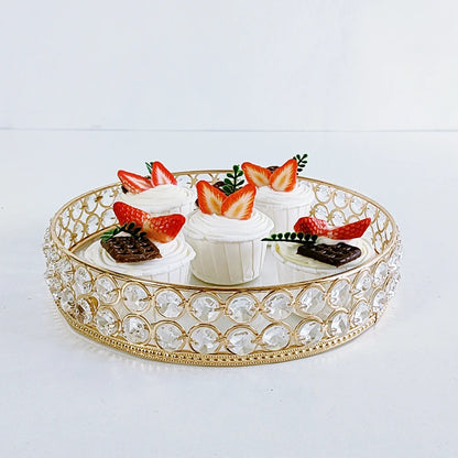 1 Pcs/lot Crystal Clear Acrylic Round Cylinder Display Nesting Riser Stands Dessert Display cupcake plate Food Platter Tray