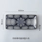 Crockery Party Dinner Dishes Tableware Set Japanese Sushi Plate Creative Underglaze Rectangular Dish Household Cold Plates 1 PC