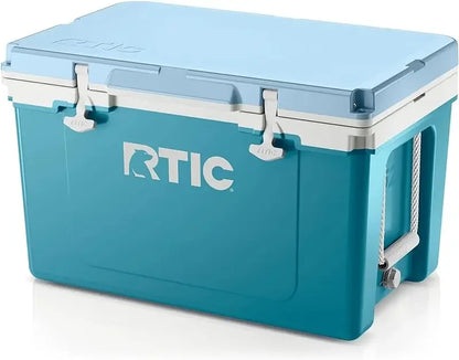 RTIC Ultra-Light 52 Quart Hard Cooler Insulated Portable Ice Chest Box for Beach, Drink, Beverage, Camping, Picnic, Fishing, Boa