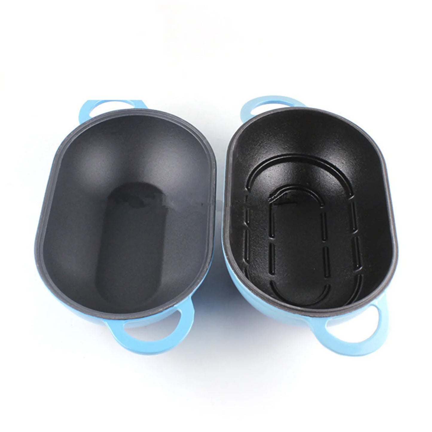 Enameled Cast Iron Dutch Oven - 9" Oval Loaf Pan for Sourdough Bread Baking