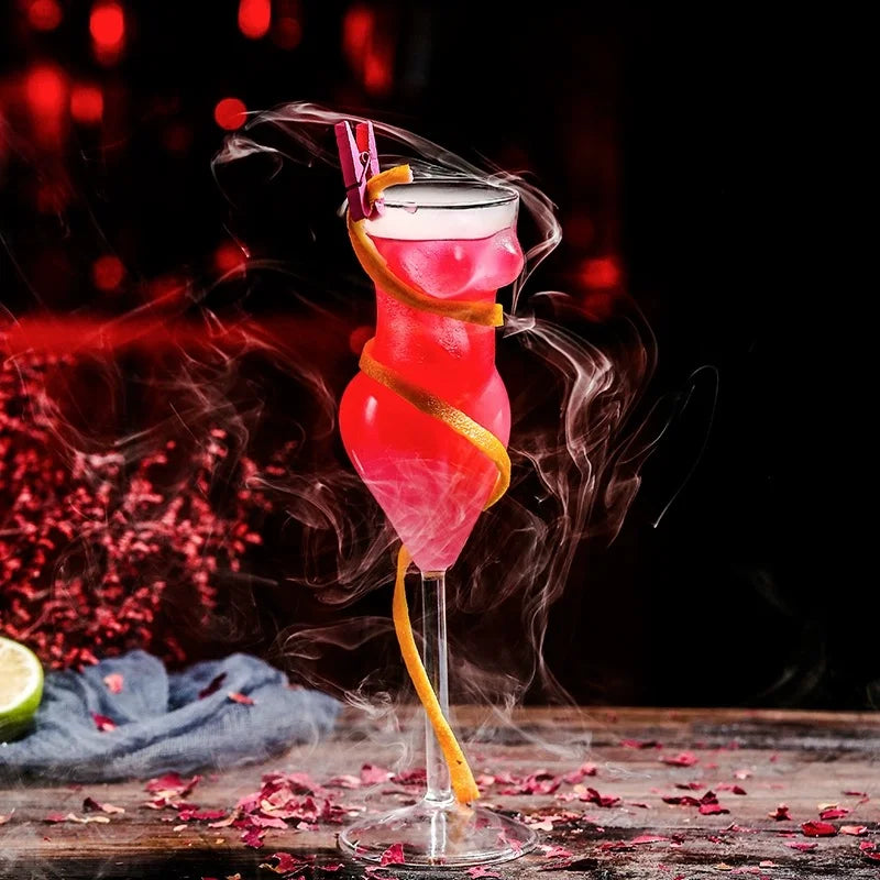 Glass Cocktail Glasses Barware Creative Quirky Red Wine Champagne Goblet Octopus Swan Party Drinkware