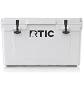 RTIC Ultra-Light 52 Quart Hard Cooler Insulated Portable Ice Chest Box for Beach, Drink, Beverage, Camping, Picnic, Fishing, Boa