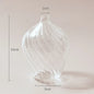 Transparent Vase Modern Home Decor Vase Decoration Home Wedding Clear Glass Vase Nordic Vases Set Hydroponic Vase