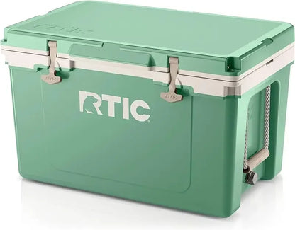 RTIC Ultra-Light 52 Quart Hard Cooler Insulated Portable Ice Chest Box for Beach, Drink, Beverage, Camping, Picnic, Fishing, Boa
