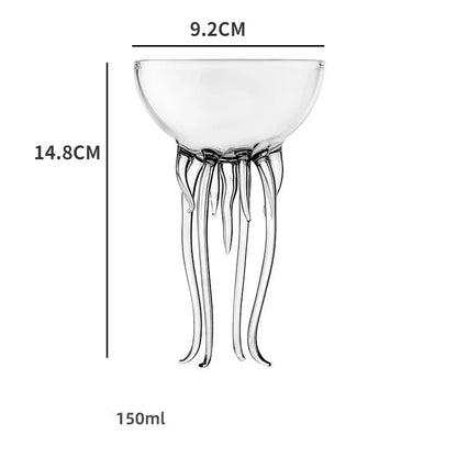 Glass Cocktail Glasses Barware Creative Quirky Red Wine Champagne Goblet Octopus Swan Party Drinkware