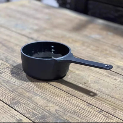 Nordic Cast Iron Enamel Pan 23-26cm - Uncoated Cookware for Soup, Stew & Seafood
