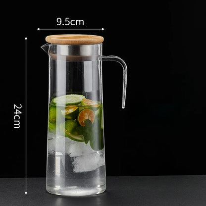 Drinkware Transparent Kettle Lemonade Container Cold Beverage Dispensing Jug for Water Beverage Acrylic Dispenser Jug With Lid