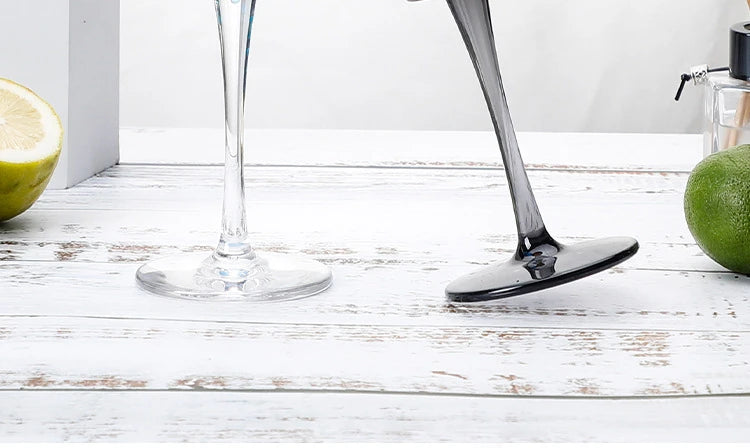 2Pcs Acrylic Champagne Glasses Wedding Party Flutes Bevel Wine Glass Home Bar Drinkware Party Valentine's Day Gifts